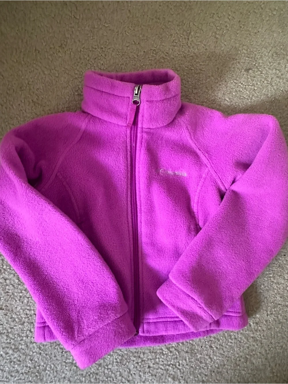 Columbia Kids Fuchsia Pink Fleece Pullover